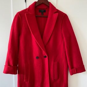 Daphne topcoat in Italian boiled wool